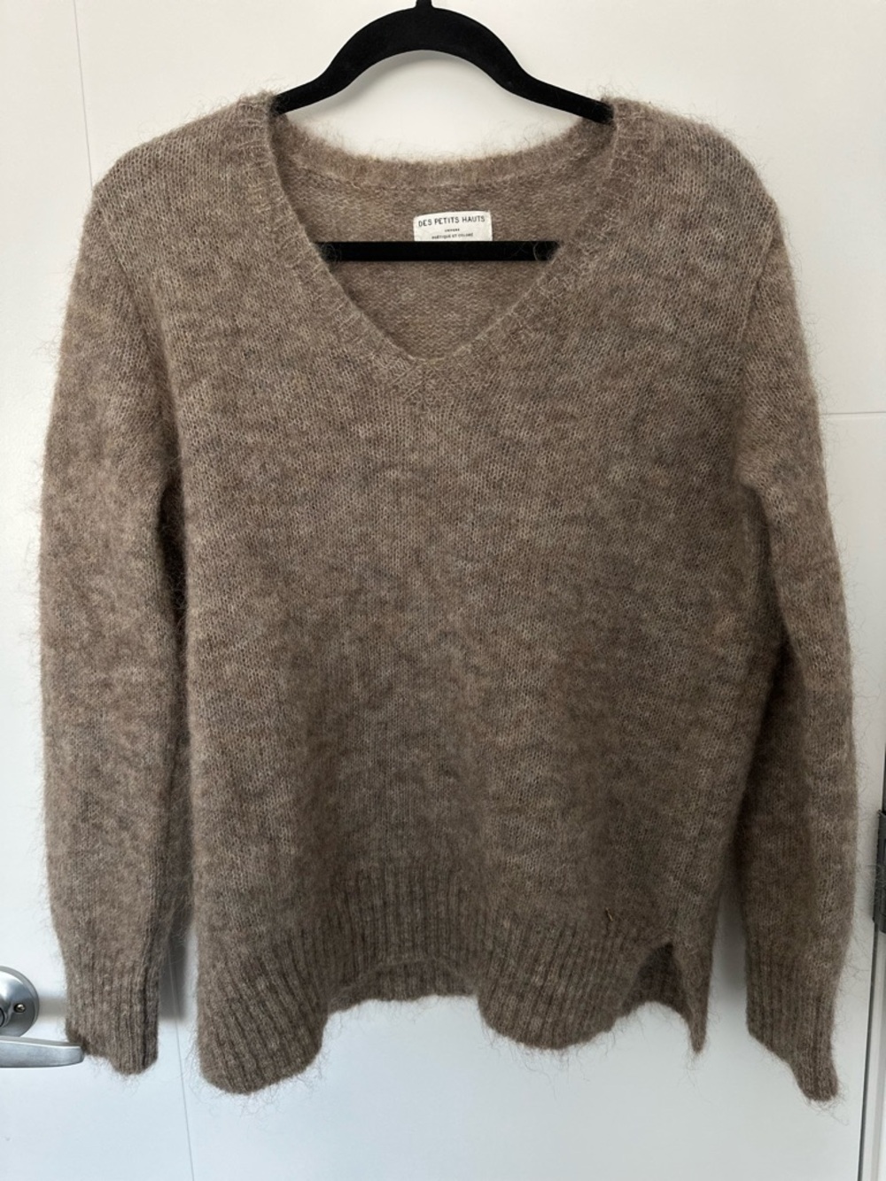 Des Petits Hauts Berton Mohair-Wool Blend Sweater